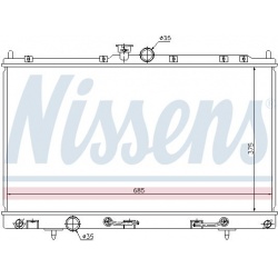 Aušinimo radiatorius
                                NISSENS                                62894, NISSENS, 62894, auto deta