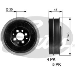 skriemulys, alkūninis velenas
                                GATES                                                TVD1015, 