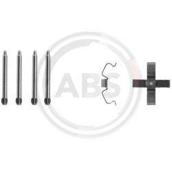 priedų komplektas, diskinių stabdžių trinkelės
                                A.B.S.                                   