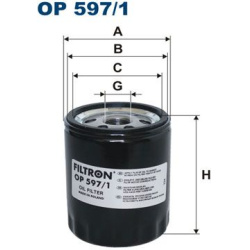 alyvos filtras
                                FILTRON                                                OP597/1, Nenurodytas ga