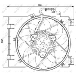 ventiliatorius, radiatoriaus
                                NRF                                                47063, NRF, 4