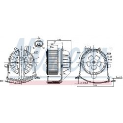 Vidaus pūtiklis
NISSENS 87038, NISSENS, 87038