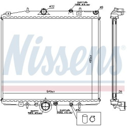 Aušinimo radiatorius
                                NISSENS                                63695A, NISSENS, 63695A, auto de