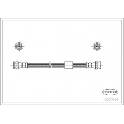 stabdžių žarnelė
                                CORTECO                                                19030495, CORTECO