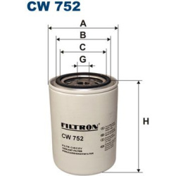aušinimo skysčio filtras
                                FILTRON                                                CW752, Nenu