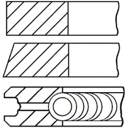 stūmoklio žiedų komplektas
                                GOETZE ENGINE                                                08