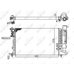 Aušinimo radiatorius
NRF 50475, NRF, 50475, a