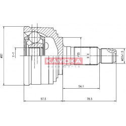 pusašio šarnyras
                                KAMOKA                                                6830, KAMOKA, 6830, 