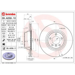 stabdžių diskas (1vnt) PRIME LINE - UV Coated
                                BREMBO                                       