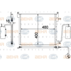 kondensatorius, oro kondicionierius
                                HELLA                                                8FC3