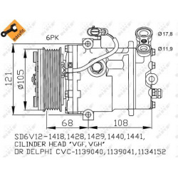 kompresorius, oro kondicionierius EASY FIT
                                NRF                                               