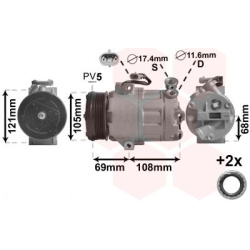 kompresorius, oro kondicionierius *** IR PLUS ***
                                VAN WEZEL                                  