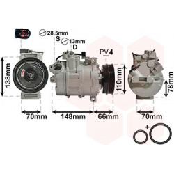 kompresorius, oro kondicionierius *** IR PLUS ***
                                VAN WEZEL                                  