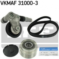 V formos rumbuotas diržas, komplektas
SKF VKM