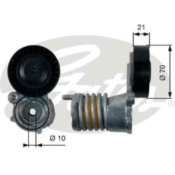 Įtempėjas diržo
                                GATES                                T39157, GATES, T39157, auto detalė