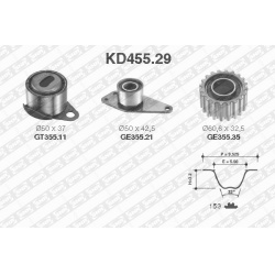 paskirstymo diržo komplektas
                                SNR                                                KD455.29, SN
