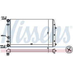 Aušinimo radiatorius
                                NISSENS                                                652711, NISSENS,