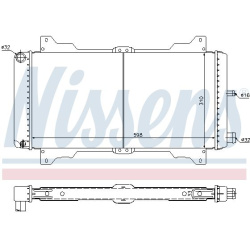 Aušinimo radiatorius
                                NISSENS                                62116, NISSENS, 62116, auto deta