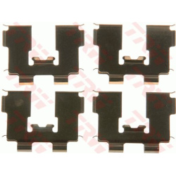 priedų komplektas, diskinių stabdžių trinkelės
TRW