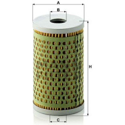 alyvos filtras
                                MANN-FILTER                                                H601, MANN-FILTER, 