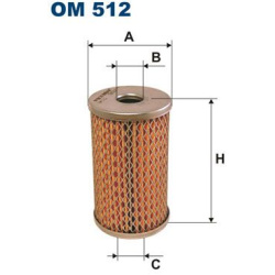 filtras, hidraulinė sistema
                                FILTRON                                OM512, Nenurodytas gamint