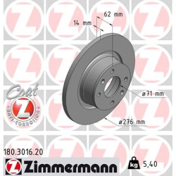 stabdžių diskas (1vnt) COAT Z
                                ZIMMERMANN                                                180