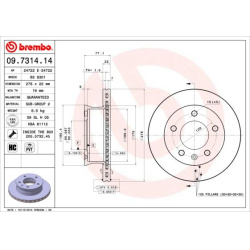 stabdžių diskas (1vnt) PRIME LINE
                                BREMBO                                                09.