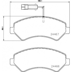 BREMBO                                                P23161, BREMBO, P23161, auto detalė