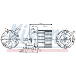 vidaus pūtiklis
                                NISSENS                                                87057, NISSENS, 87057