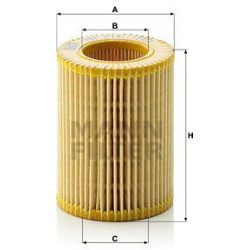 alyvos filtras
                                MANN-FILTER                                HU714X, MANN-FILTER, HU714X, auto d
