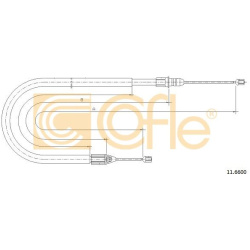trosas, stovėjimo stabdys
                                COFLE                                                11.6600, Nenu