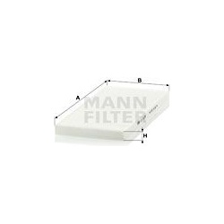 Filtras salono
                                MANN-FILTER                                                CU3138, MANN-FILTER