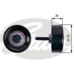 kreipiantysis skriemulys, V formos rumbuotas diržas DriveAlign™
                                GATES                     