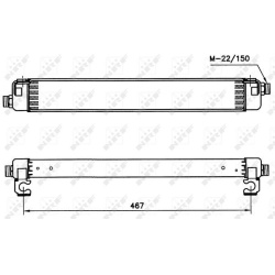 Aušintuvas tepalo
                                NRF                                                31011, NRF, 31011, auto
