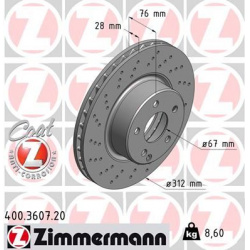 stabdžių diskas (1vnt) COAT Z
                                ZIMMERMANN                                                400