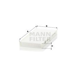 filtras, salono oras
                                MANN-FILTER                                                CU2216-2, MAN
