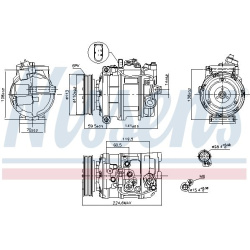 kompresorius, oro kondicionierius ** FIRST FIT **
                                NISSENS                                    
