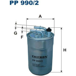 kuro filtras
                                FILTRON                                                PP990/2, Nenurodytas gami