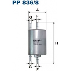 kuro filtras
                                FILTRON                                                PP836/8, Nenurodytas gami