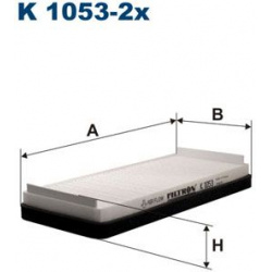 filtras, salono oras
                                FILTRON                                                K1053-2X, Nenurod