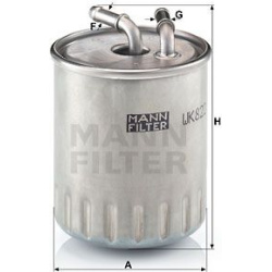 kuro filtras
                                MANN-FILTER                                                WK822/3, MANN-FILTER,