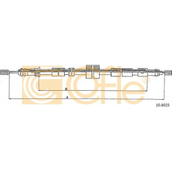 trosas, stovėjimo stabdys
                                COFLE                                                10.6025, Nenu