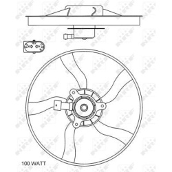 ventiliatorius, radiatoriaus
                                NRF                                                47070, NRF, 4