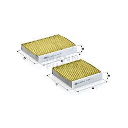 filtras, salono oras FreciousPlus
                                MANN-FILTER                                FP21000-2, MANN-