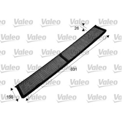 filtras, salono oras VALEO PROTECT
                                                715503, VALEO, 715503, auto detalė