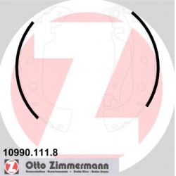 stabdžių trinkelių komplektas
                                ZIMMERMANN                                                10