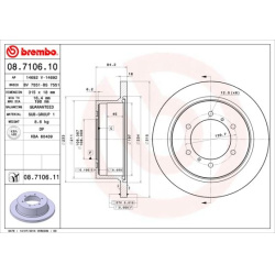 stabdžių diskas (1vnt) PRIME LINE - UV Coated
                                BREMBO                                       