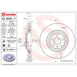 stabdžių diskas (1vnt) PRIME LINE - UV Coated
                                BREMBO                                       