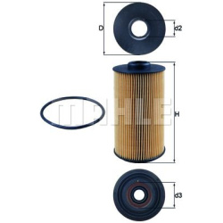 Filtras tepalo
                                MAHLE                                                OX152/1D, MAHLE, OX1521D,