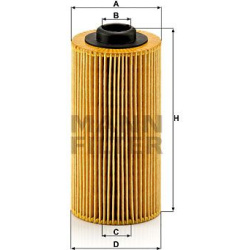 alyvos filtras
                                MANN-FILTER                                                HU938/4X, MANN-FILT